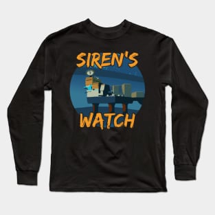 Siren's Watch Postcard Long Sleeve T-Shirt